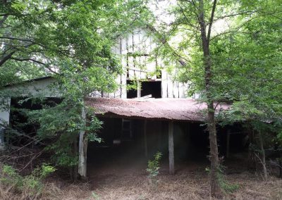 historic log barn